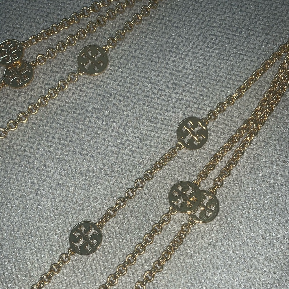 Tory Burch 3 strand necklace